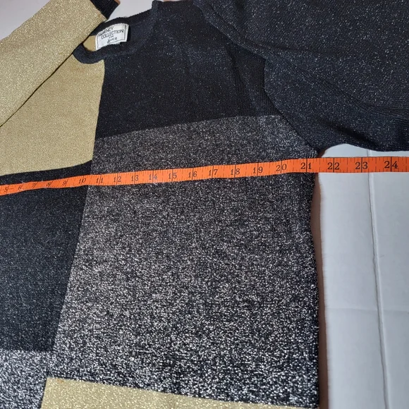 Vintage Regency Collection For Joyce Colorblock Sweater Size‎ Large - Picture 4 of 6